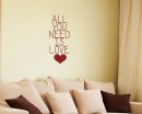 All You Need Quotes Wall Decal Motivational Vinyl Art Stickers